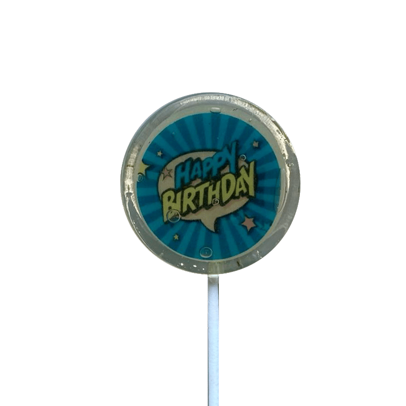 personnalized lollipop birthday