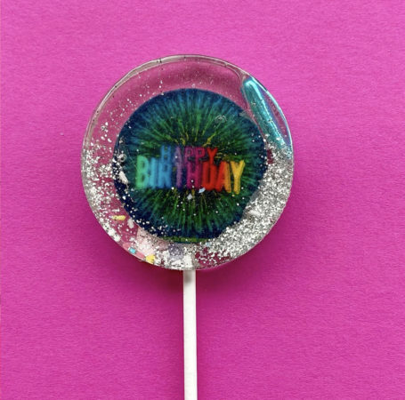 birthday gift lollipop sweet