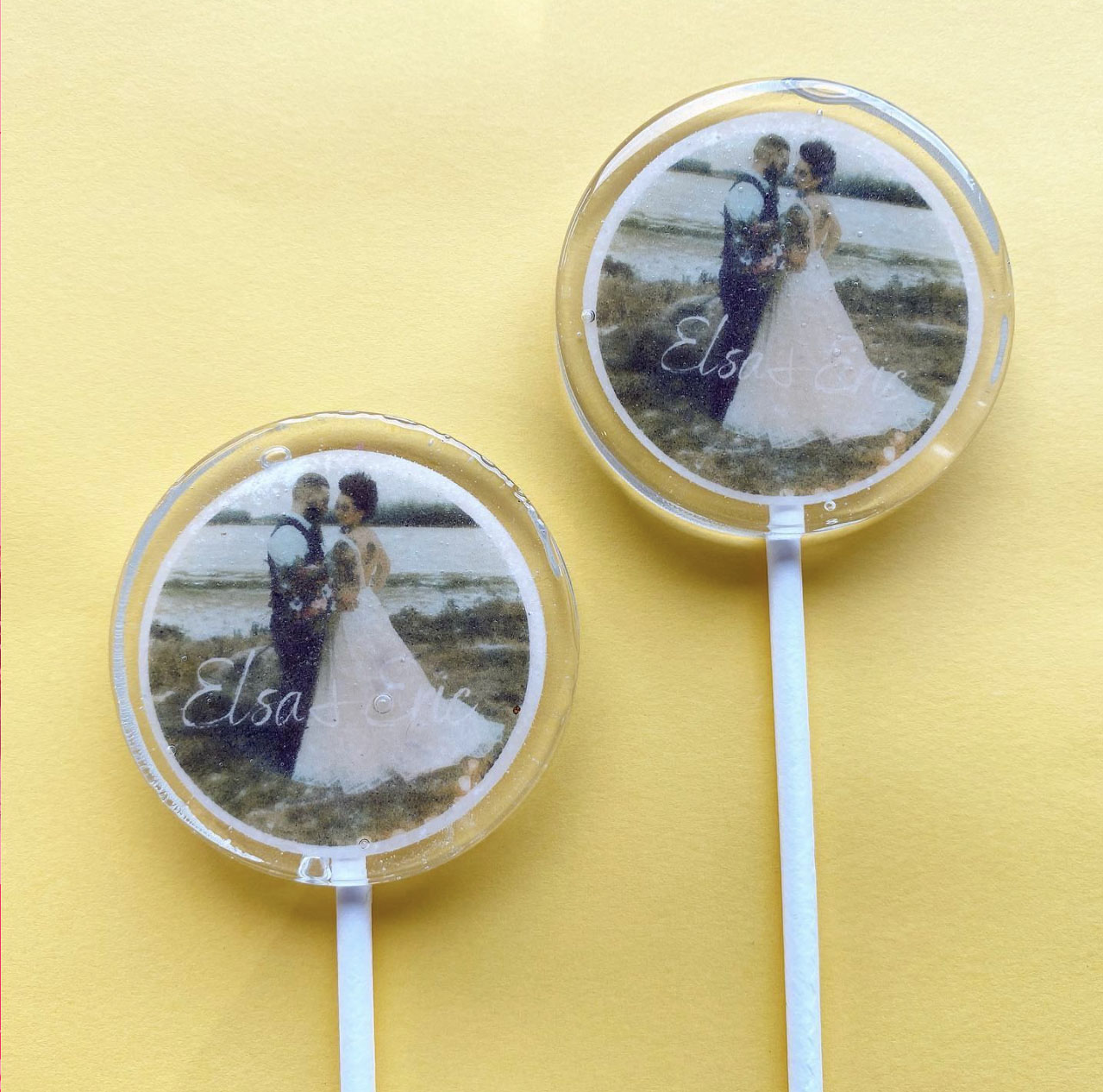 wedding gift lollipop love