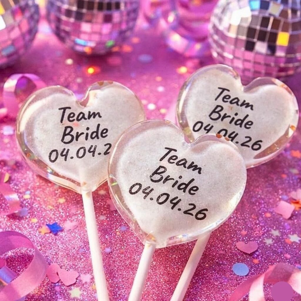 Sucette Cœur Personnalisée – Le Message Gourmand qui Vient du Cœur💕