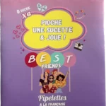 Sachet de 6 sucettes Best Friends