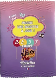 Sachet de 6 sucettes Best Friends