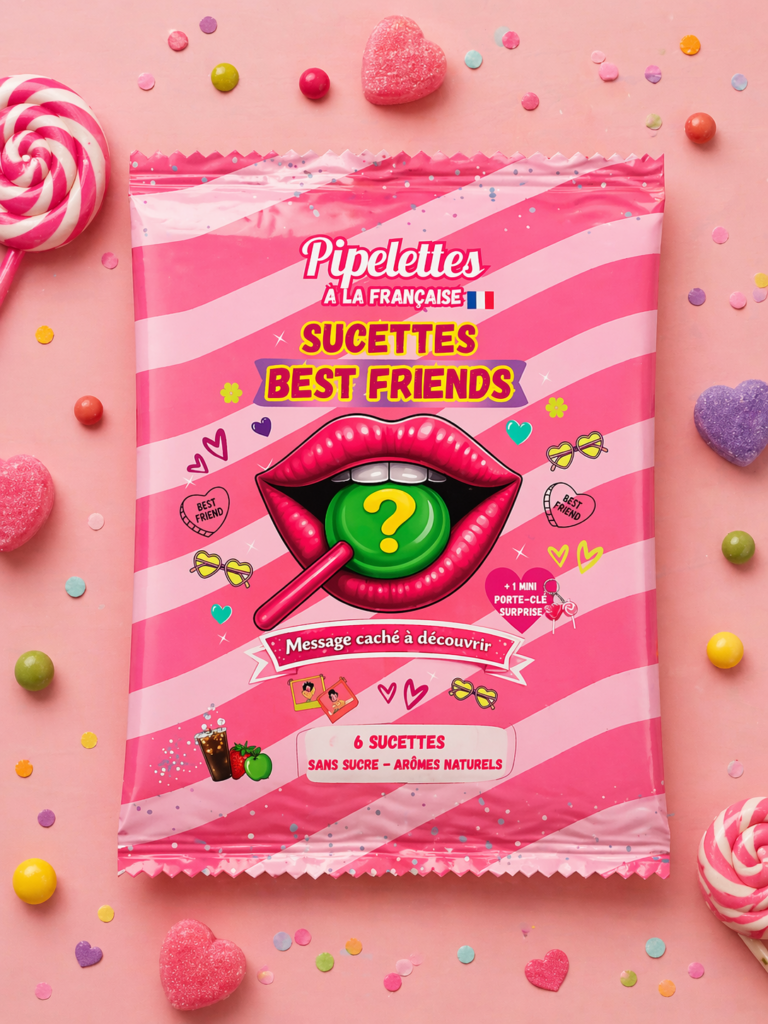 Sachet de 6 sucettes Best Friends