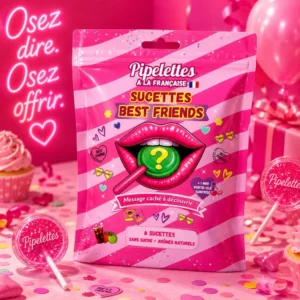Sachet de 6 sucettes Best Friends