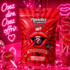 Sachet de 6 sucettes Hot