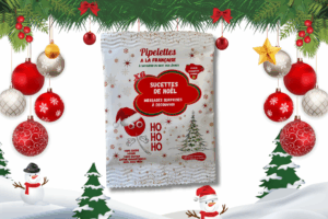 Sachet de 6 sucettes NOËL